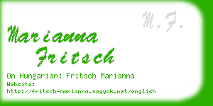 marianna fritsch business card